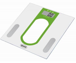 Digitálna osobná váha s meraním tuku - zelená