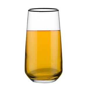 Poháre long dring Sevilla s čiernym okrajom 6ks 480ml