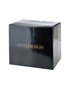 Hrnček 380ml Odette Gold čierny