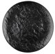 čierny tanier kameň